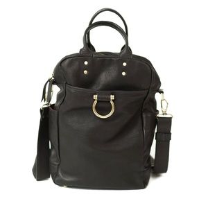 SAPAHN Convertible Leather Bag - Black Rodica - GENTLY USED - No stains